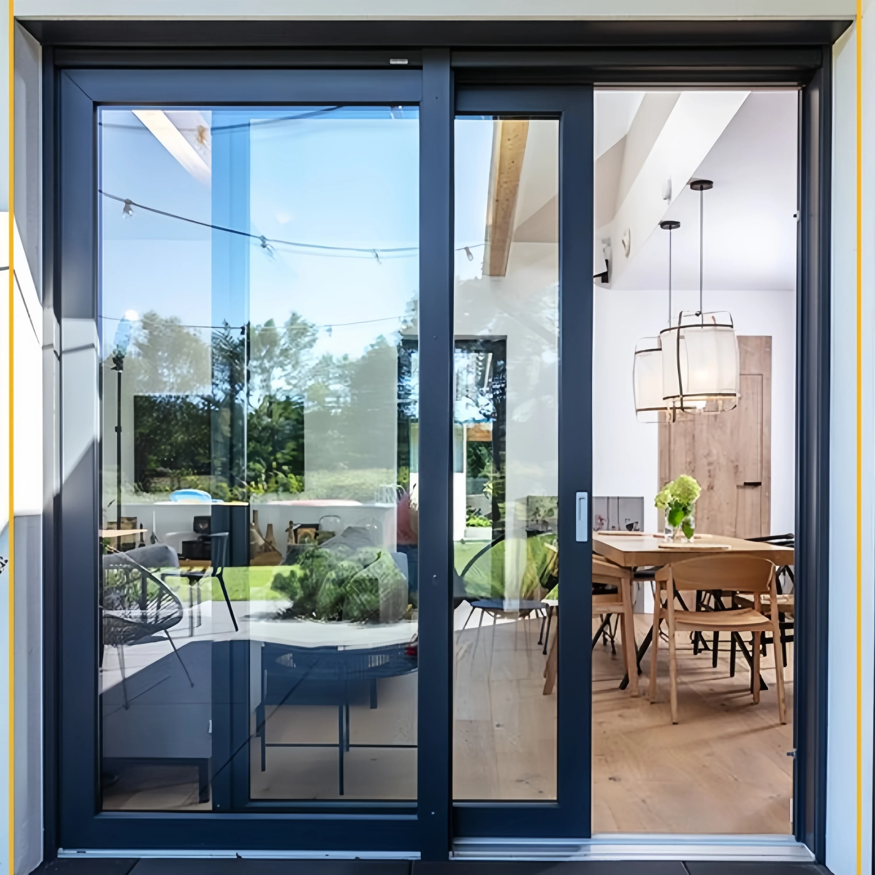 Customized villa house doors aluminium panels sliding door interior patio aluminium glass soundproof sliding doors for sale