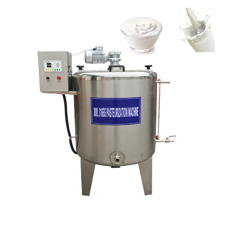 Industrial milk pasteurizer machine 1000 liter milk pasteurizer machine ice cream pasteurization machine