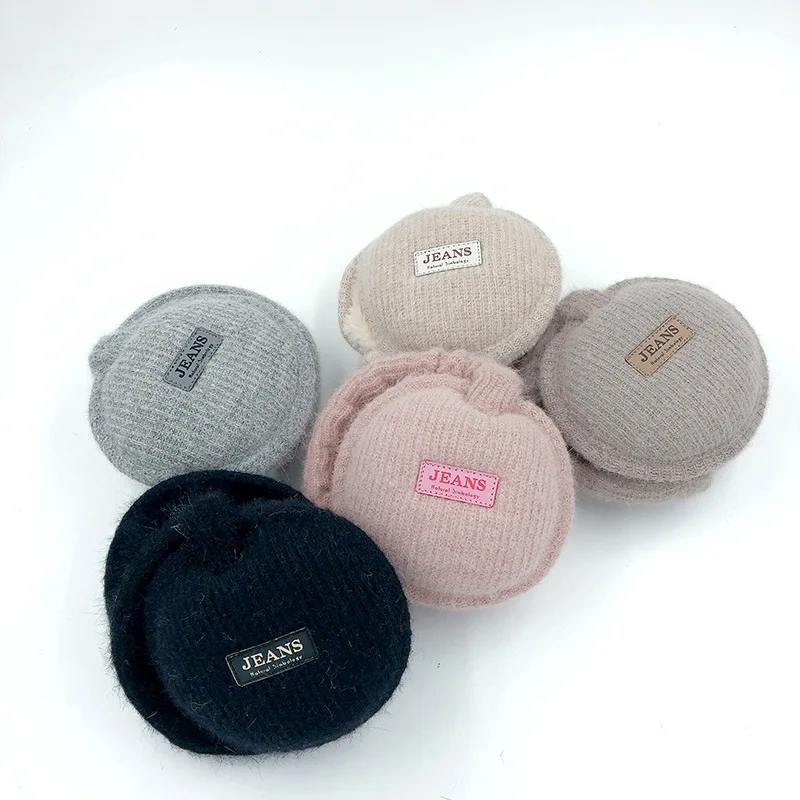 Winter hamburger earmuffs protection ear warmer foldable warm headband ear muffs cover