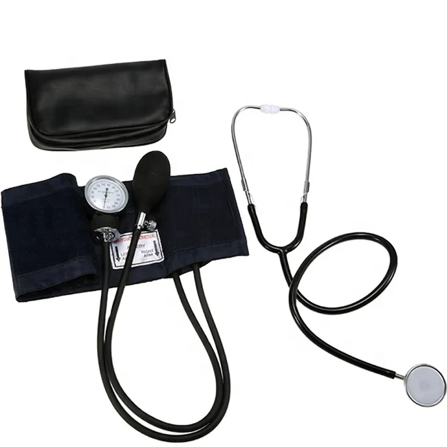 Handheld sphygmomanometer, anhydrous stethoscope, blood pressure apparatus stethoscope set