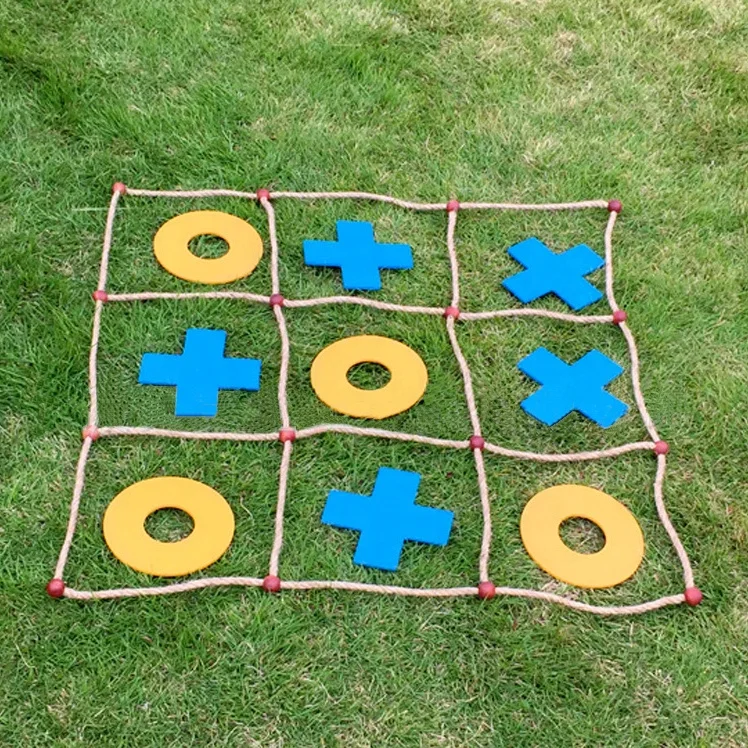 Custom garden outdoor lawn size giant  tic tac toe game
