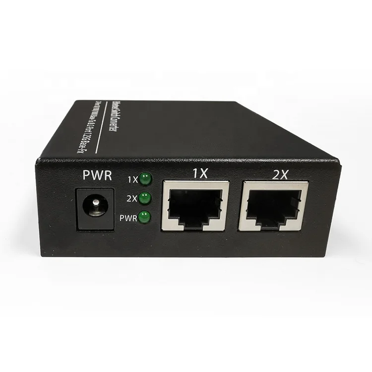 
10/100/1000m fiber media converter rg45 2port optical to ethernet media converter 