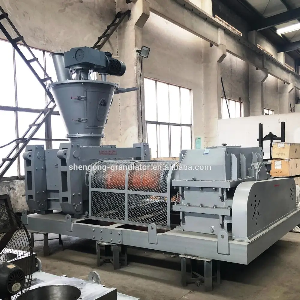 Неорганическое химическое минеральное удобрение двухроликовая пресс машина для брикетирования шаров