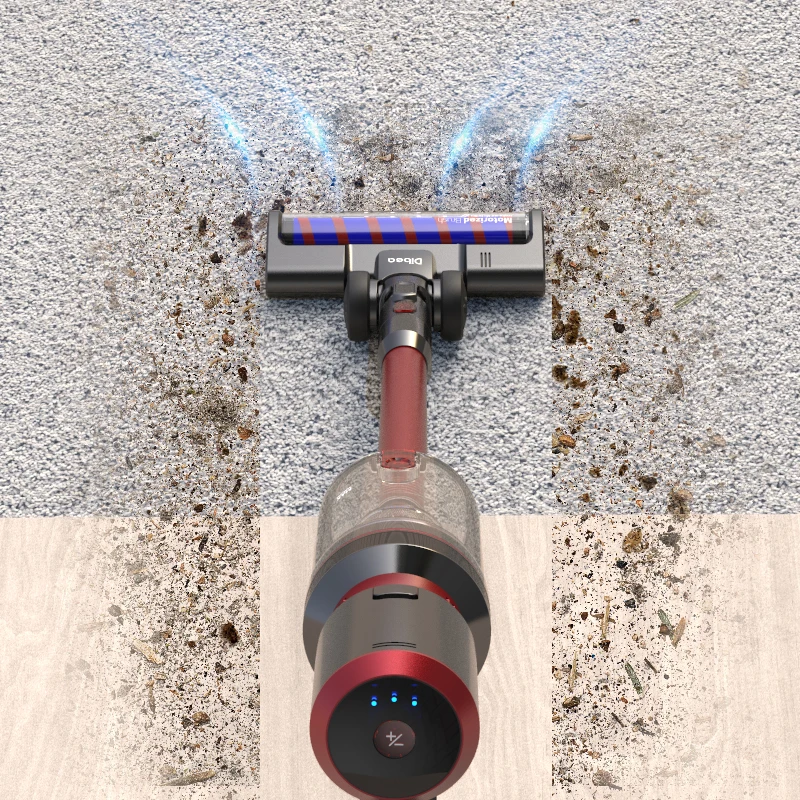 Dibea OEM ODM Portable Cyclone Vacuum Cleaner Wireless Strong Suction Car Vacume Cleaner For Home Deep Cleaner