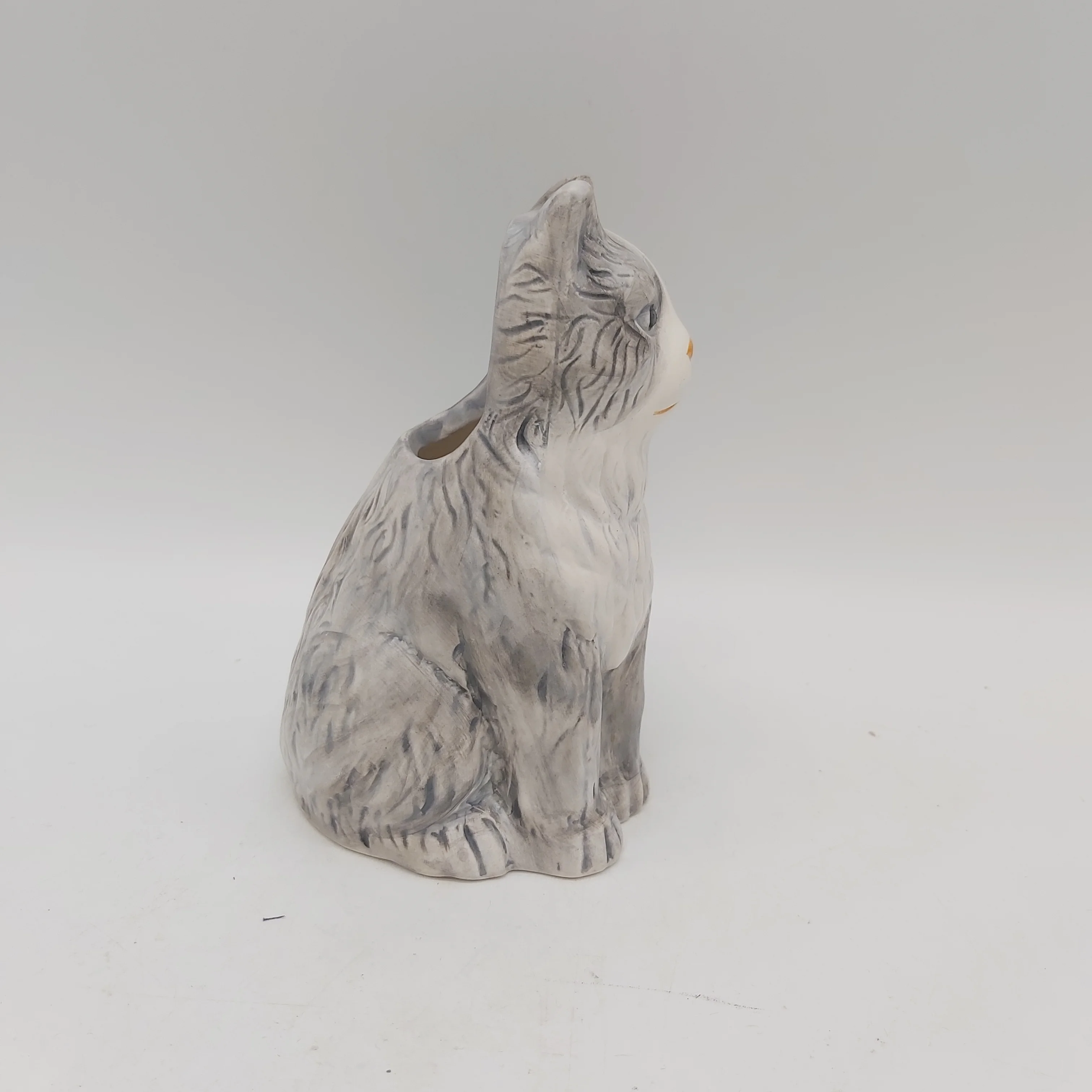 hot sale home decor ceramic vase ceramic flower cute kitty  flower vase garden flower pot for hotel and home decor