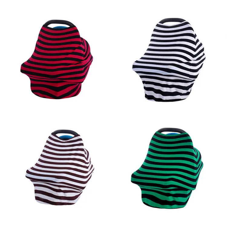 Детское сиденье, навес, дышащий и мягкий чехол для грудного вскармливания, Классический Полосатый Узор, чехол для кормления