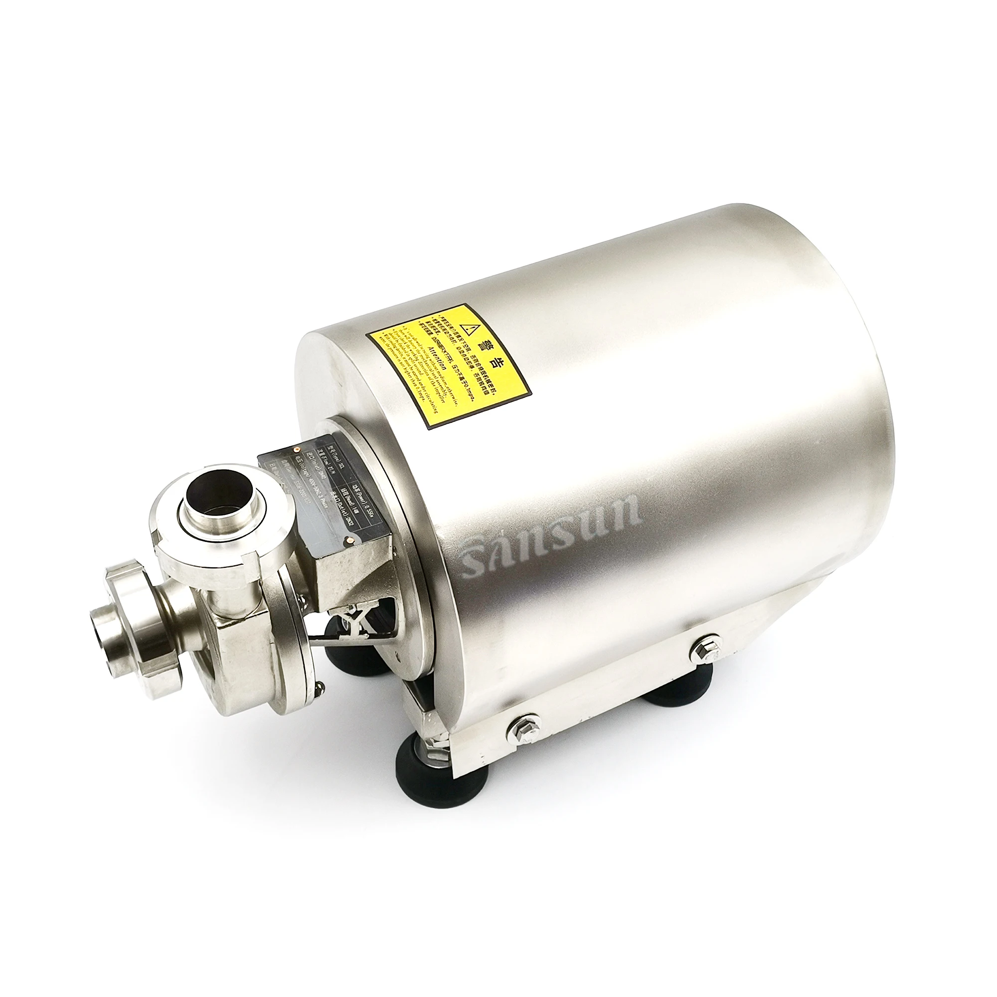 China Factory Stainless Steel Food transfer Vertical sanitary centrifugal Dairy pumps with Motor