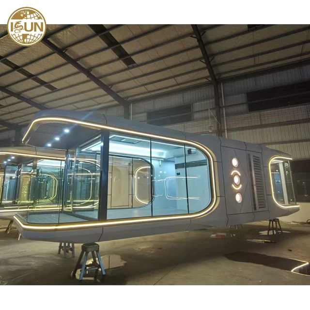 Customized Modular Residential Prefabricated Mobile Homes Prefab House Container Capsule House