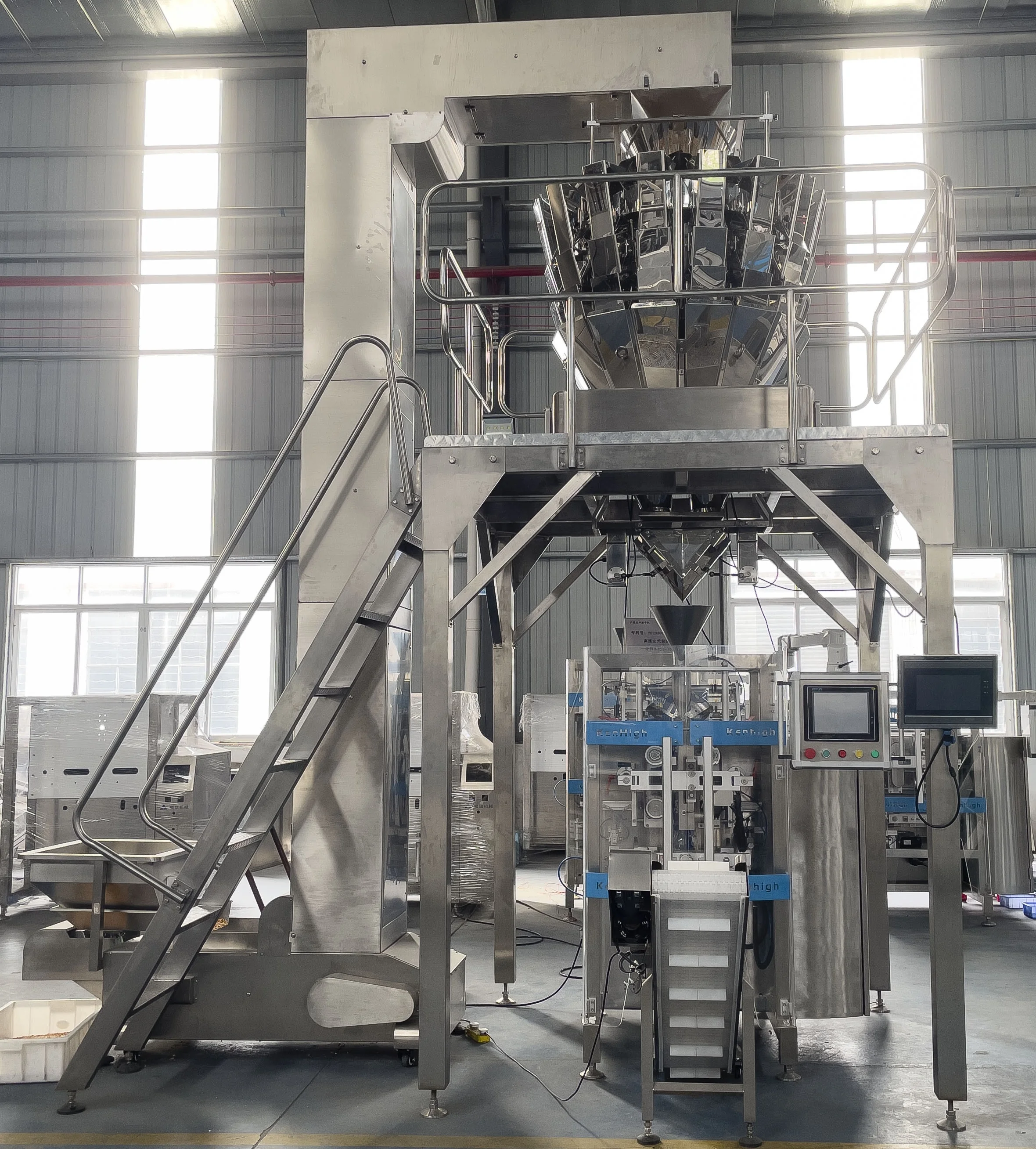 Automatic Continuous Motion VFFS 150 bags/min Lentils Pulses Hazelnut Nuts Packing Machines