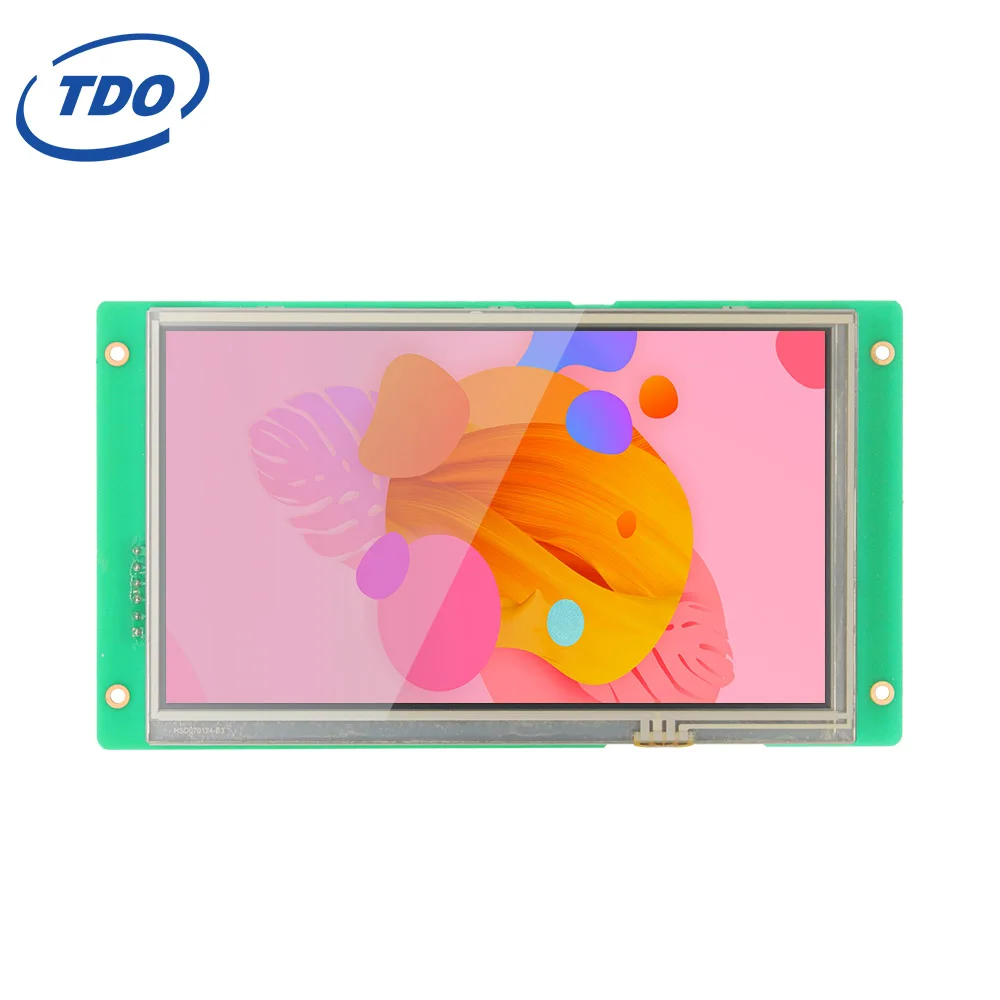 TDO 7.0 inch 800*480 TN HMI Screen UART Serial TFT LCD display Module for Arduino/STM/ESP with RS485/ RS232/ TTL Interface