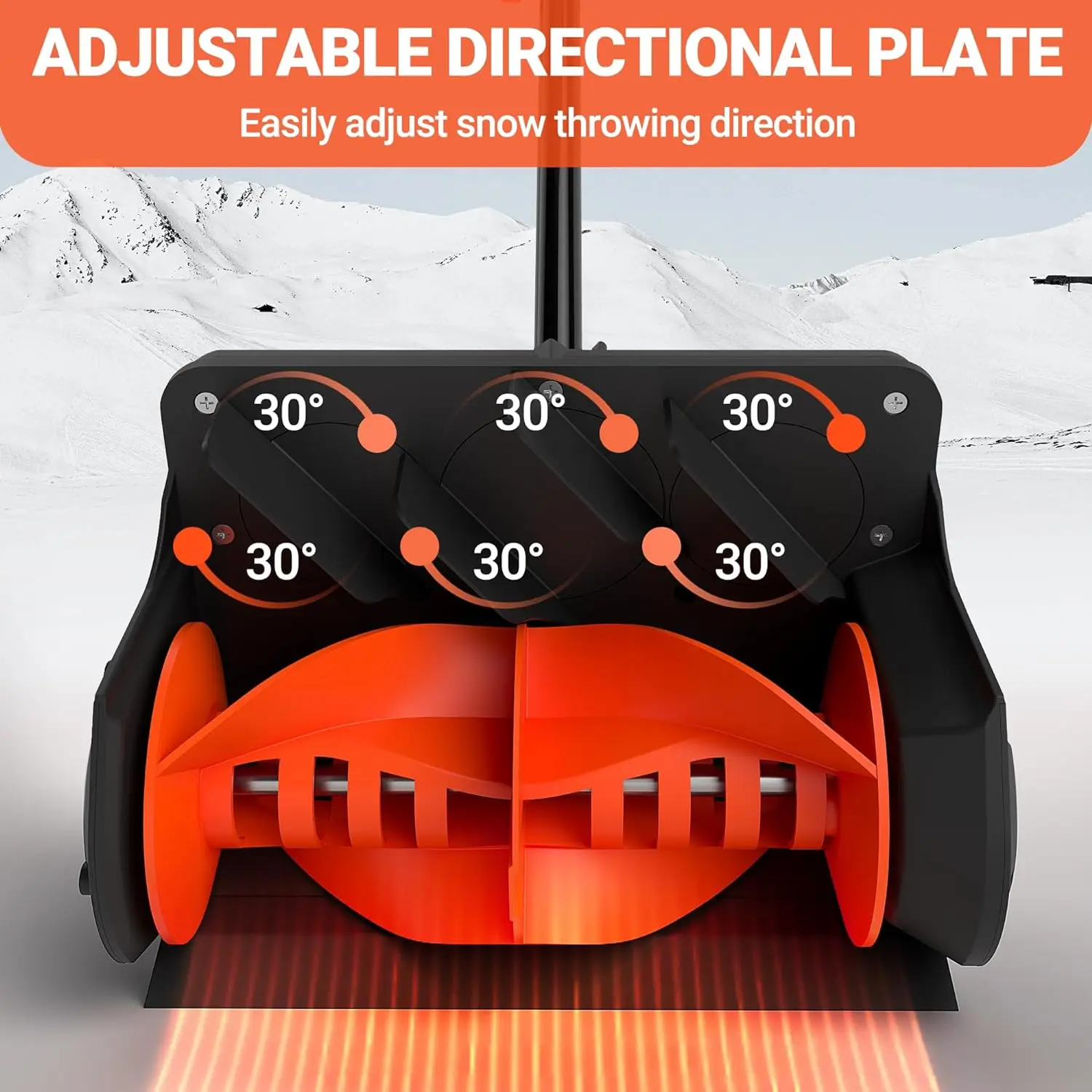 20v cordless electric snow cleaning shovel high pressure tools handheld motorized electric blower battery snow shovel