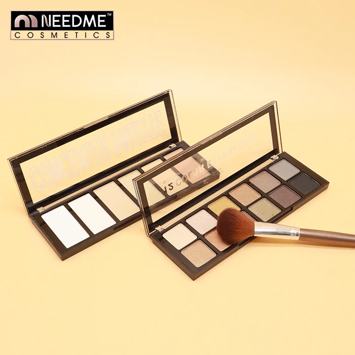 Custom Made Private Label Eye shadow palette plastic case and container customize