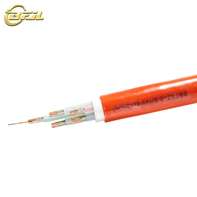 Mineral Fireproof Cable BBTRZ 0.6/1KV 5X10mm2 Copper Core Mineral Insulated LSOH Fireproof Cable