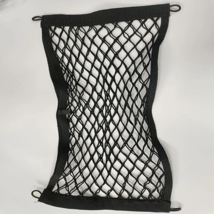 High elasticity storage bags for cars, elastic storage mesh bag at the back,car trunk storage bag