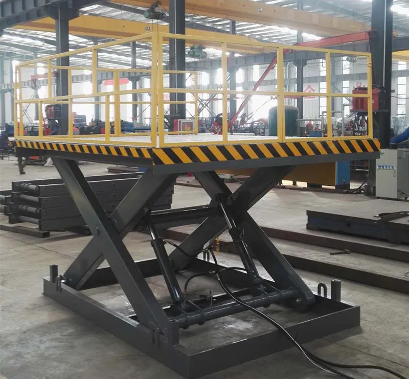 
High quality stationary type hydrolic lift cargo lifts electric scissors cargo lifts 