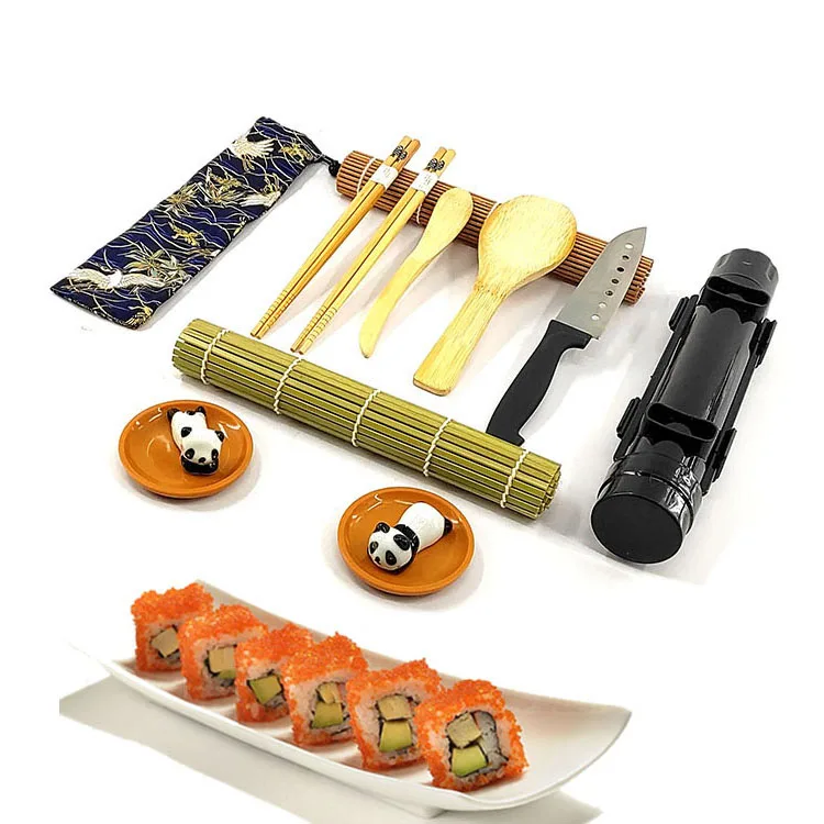 Bamboo Kitchen Equipment Machine Deluxe Editio Maker Making Kit Sushi