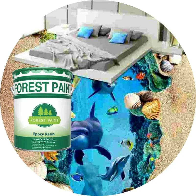 transparent clear removable self adhesive liquid 3d epoxy anti slip flooring paint