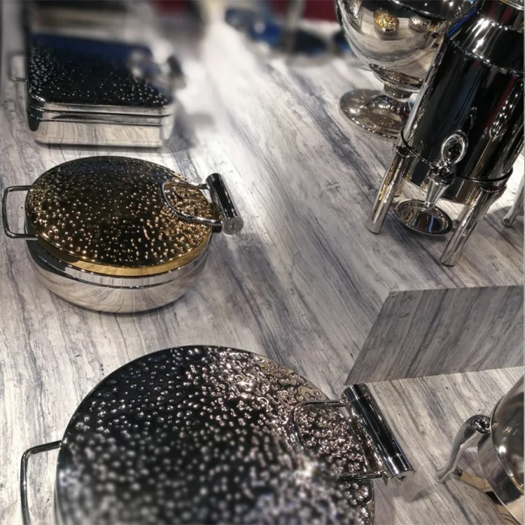 Catering Restaurant Luxury Catering Equipment GN Pan Display Stainless Steel Buffet Food Warmer Chafing Dish