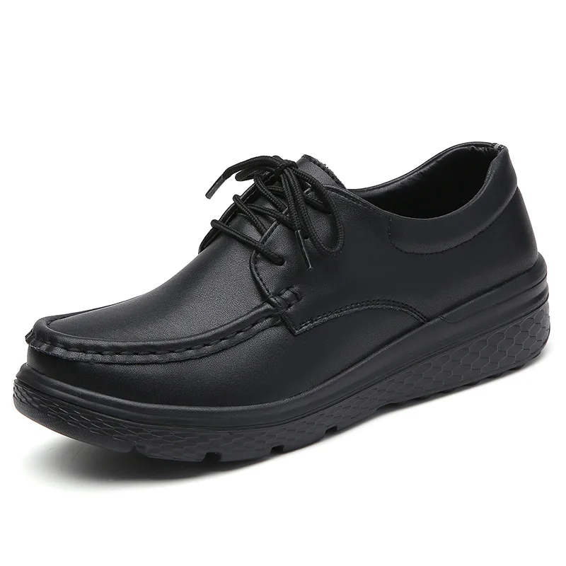 Seasons slip resistant work shoes medical nursing shoes woman comfort with shoelaces