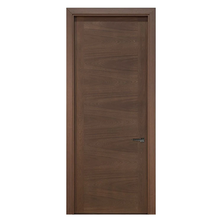 Contemporary Apartment Interior Style Italian Design PVC MDF Simple Wood Door