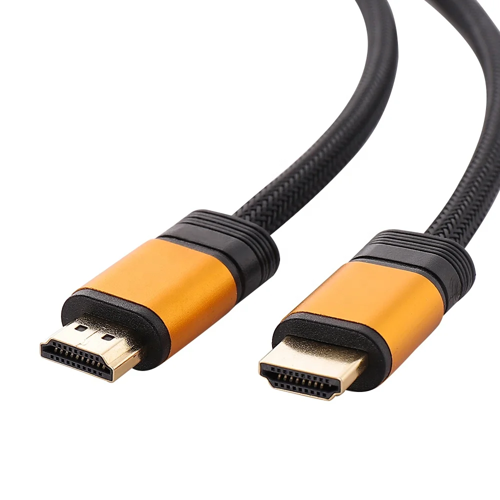  Высокоскоростной HDMI-кабель с золотым покрытием поддерживает Ethernet 3D 4K