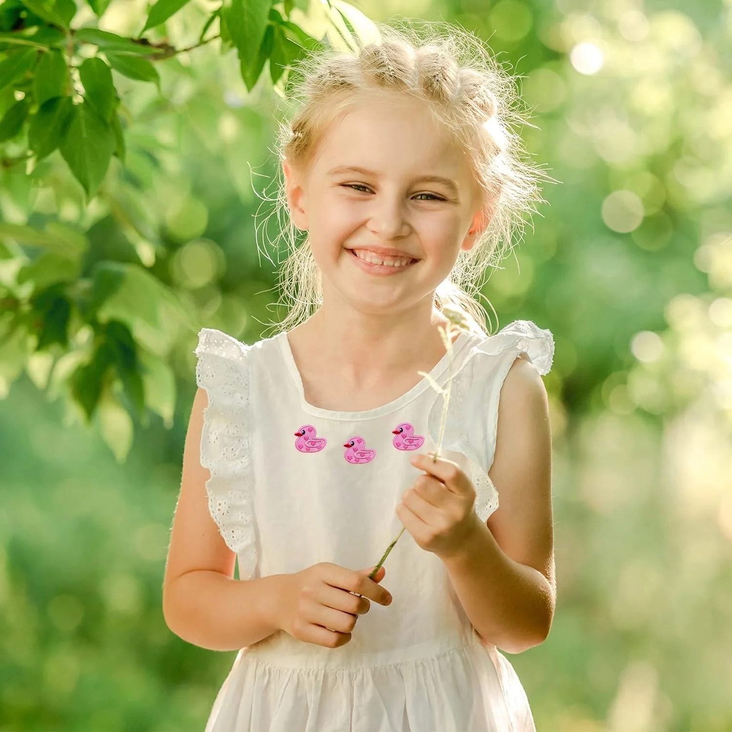 Mini Duck Cute Yellow Tiny Duck Iron On Patch for Clothes Dress Jackets Caps DIY Duck Embroidery Patches Sewing Craft Decoration