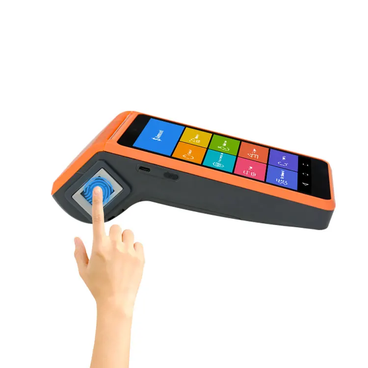 
5.5 Inch Touch Screen Portable Android Pos Terminal With Nfc integrating scanning code payment 