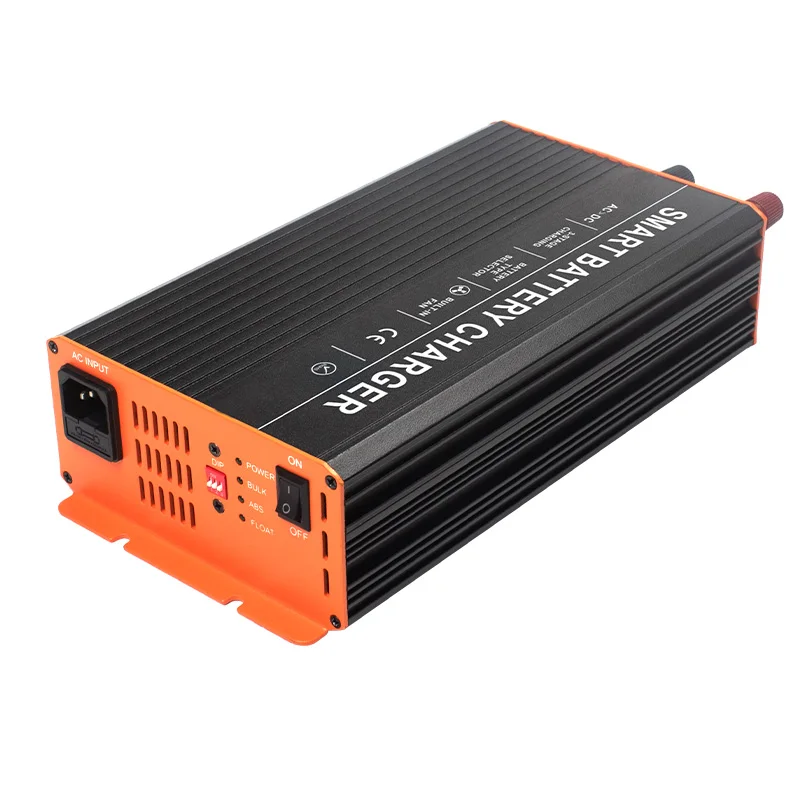 12V 40A Lifepo4 Lithium Battery Charger with automatic 3 stage charging DIP Switchable for all kinds of batteries