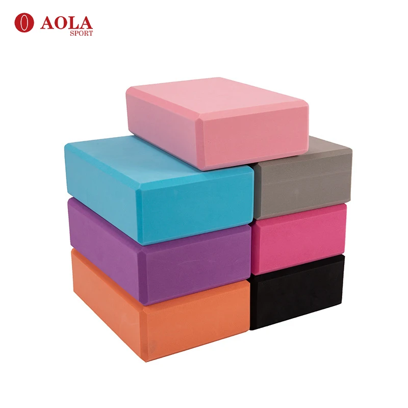 EVA Gym Blocks Foam Brick Training Exercise Fitness Set Tool Yoga Bolster Stretching Body Shaping Eco Friendly Yoga Blocks