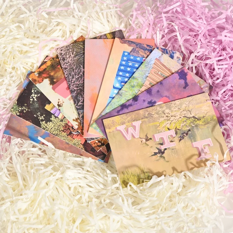 Flash cards deck high quality cardboard affirmation card printing custom card games