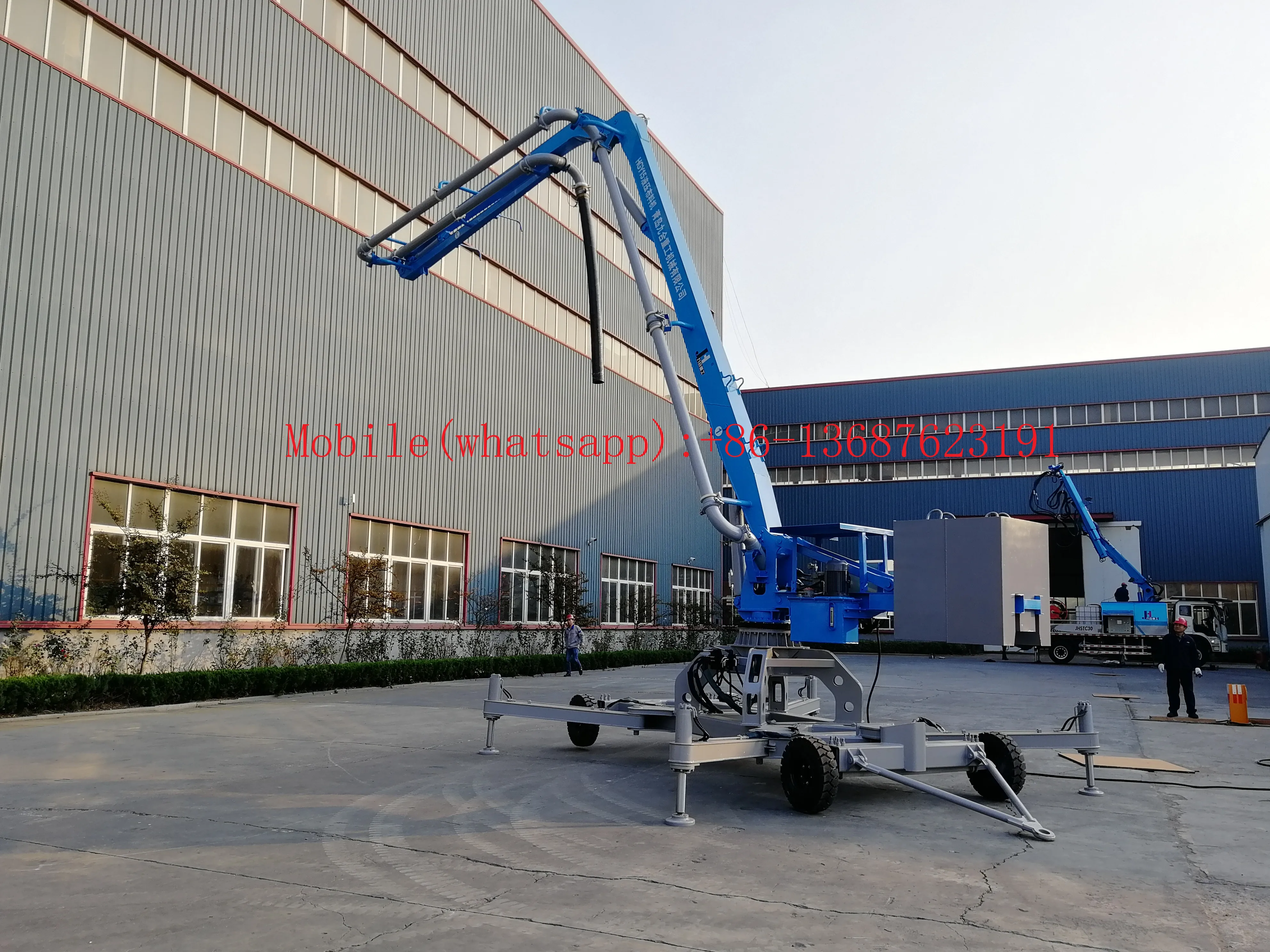 
Hot sale ! High quality! 4 sections/remote control Climbing Concrete Placing Boom For Sale! 