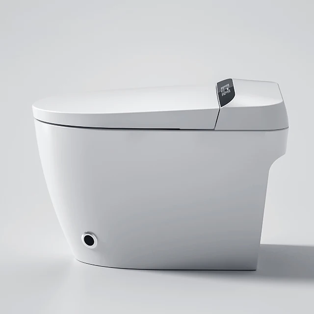 square design one piece intelligent toilet auto open high quality ceramic s-trap siphonic flush wash and dry 110v 220v american