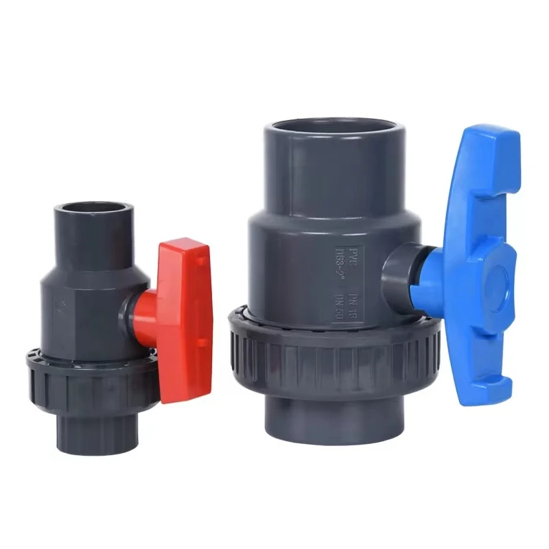 Supplier Prices Hot Sale HOT SALE Pipe Fitting and prices UPVC SCH80 Single Union Ball Valve