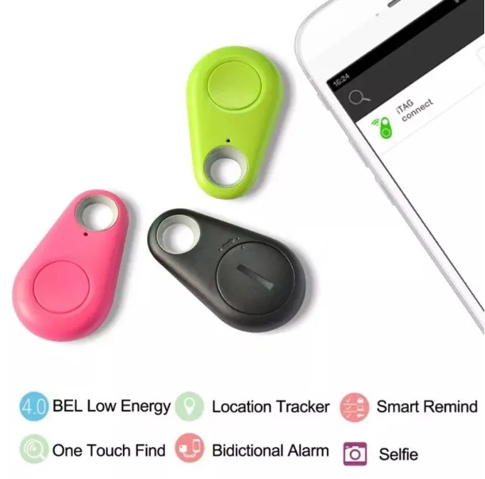 Mini Bluetooth Tag Anti-lost Tracker Key Finder Cat Dog Kids Pet Child Bag Wallet Tracker GPS Locator Alarm with customize logo