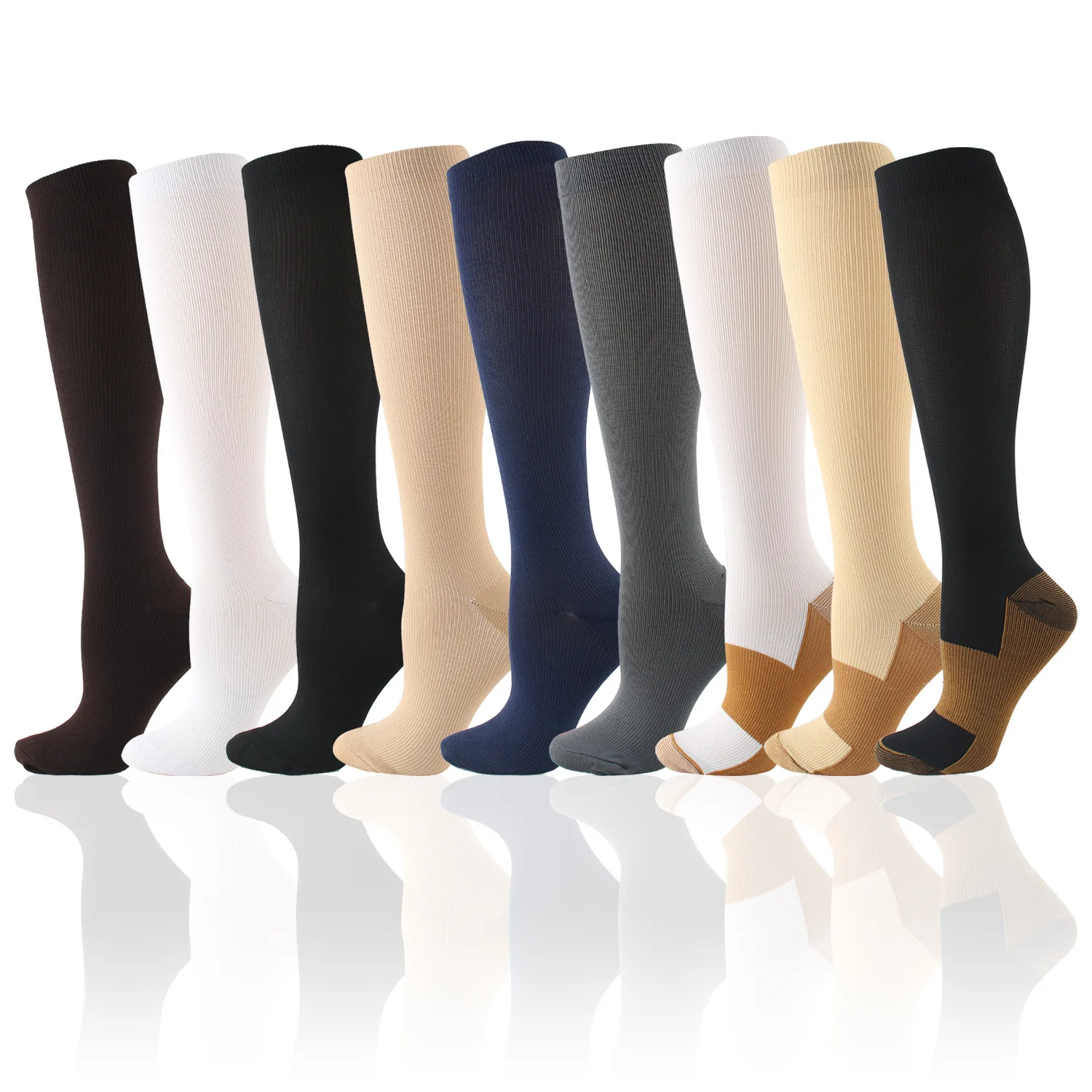 Fashion Sequins Leg Warmers Embroidery Long Leg Warmers Woman Leg Warmers Stage Performance Popular compression  Customize Socks
