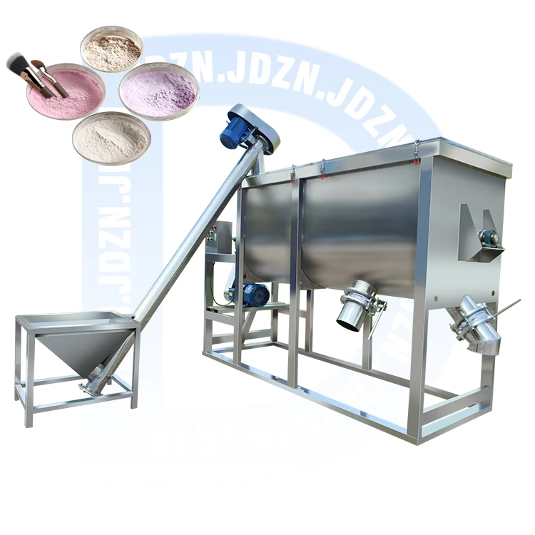 Horizontal mixer for starch food supplement powder blending Food Dry Powder Mixer Machine
