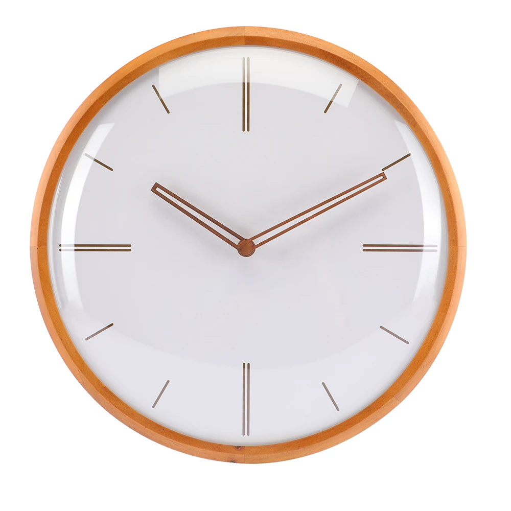 Factory manufacture various wholesale digital 12inch wood wall clock