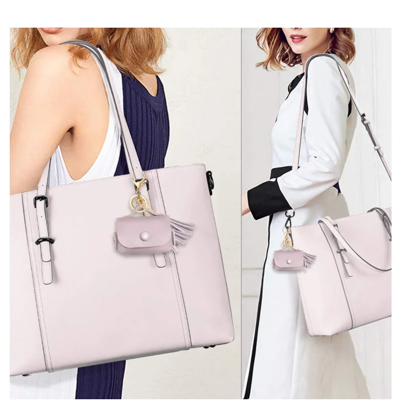 Compatible PU Leather AirPods Pro Case Protective Holder with Custom Logo for AirPods 3 Headphone Use