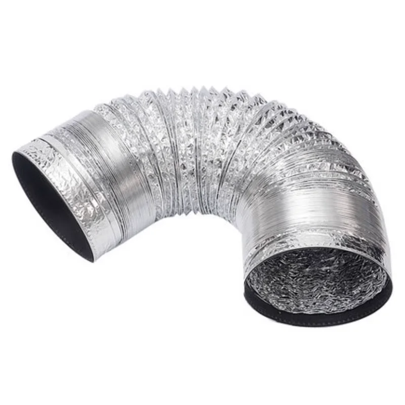 Aluminum foil smoke pipe, thickened double layer, fresh air system, soft and retractable, supports customization