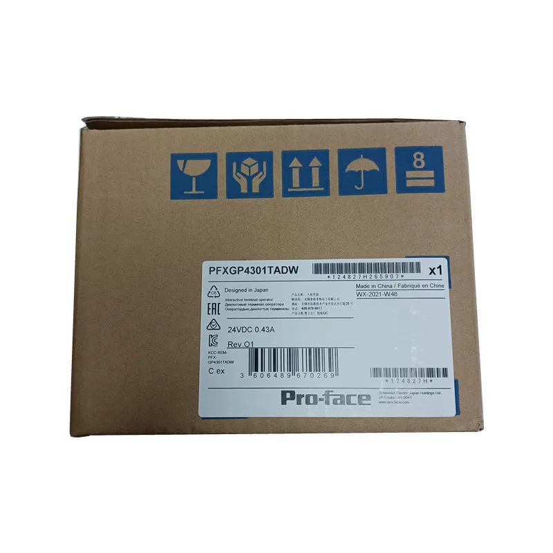 Pro-face Human Machine Interaction touch screen PFXGP4301TADW 5.7-inch color display supports Ethernet communication