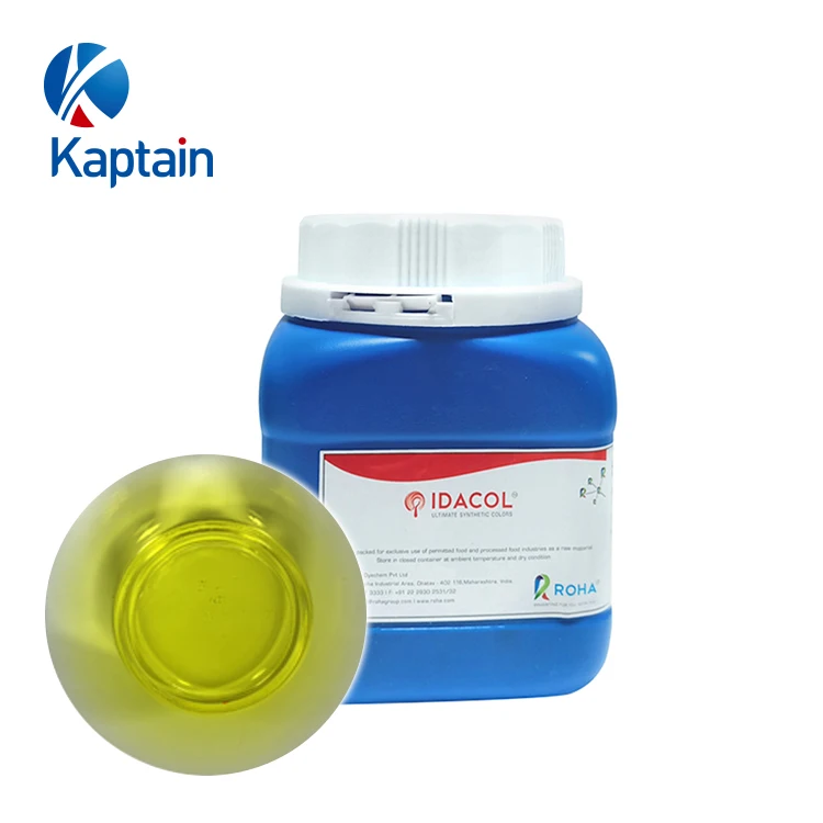 Food Grade halal food colours FD&C Tartrazine lemon yellow for bakery 500G/Canister Yellow 5