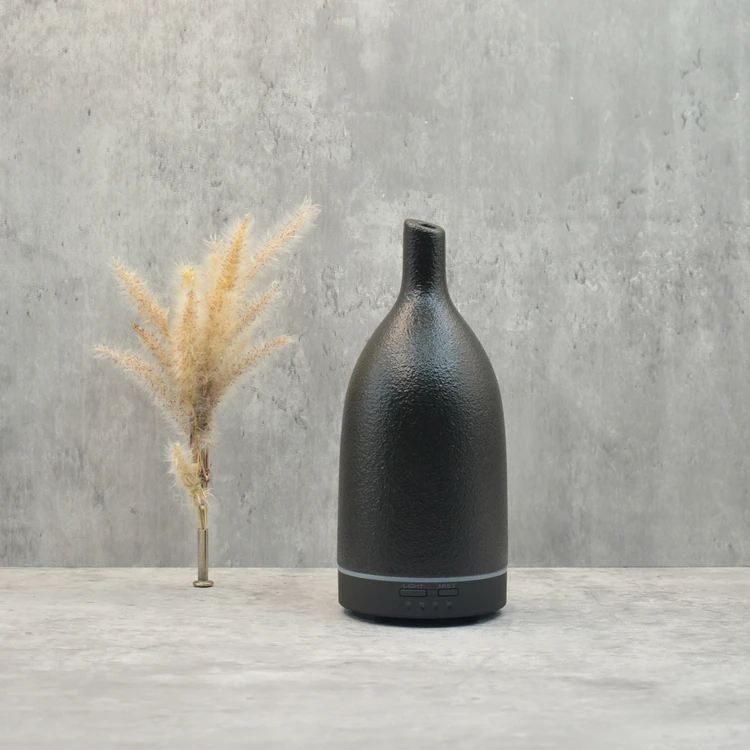 7 color Light 160ml Ceramic Air Humidifier Ultrasonic Aromatic Essential oil Aromatic Ceramic diffuser aroma
