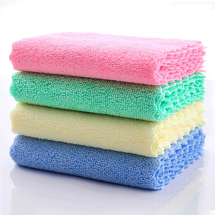 High Quality car cleaning material Kitchen Terry Micro fiber Cloth towel  Bulk  household cleaning tools and accessoires