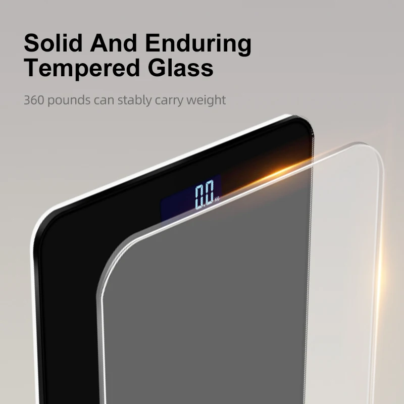 The Best  Portable Battery 180kg Digital Lcd Display Body Weight Glass Bathroom Weighing Scale Machines