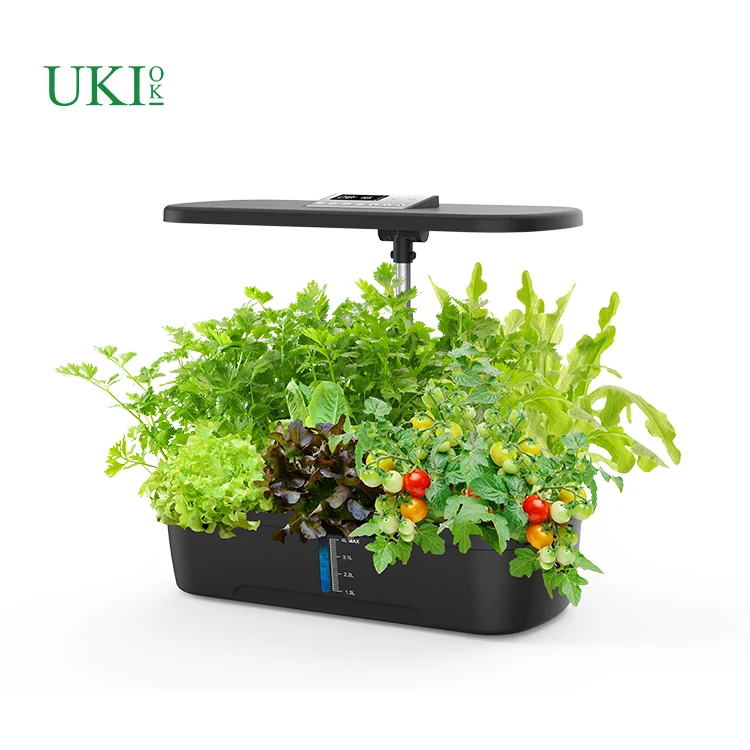 12 Pots Indoor Herb Flower Garden Greenhouse Plant Growth Full Spectrum LED Smart Grow Light