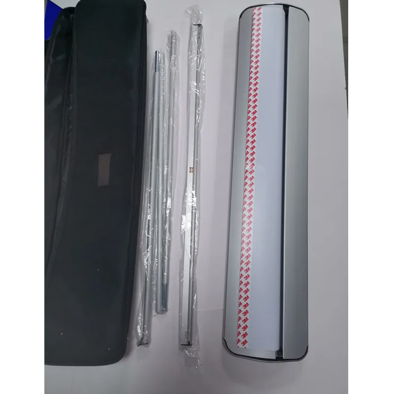 Luxury Wide base  roll up banner printing aluminum banner stand printing push up banner