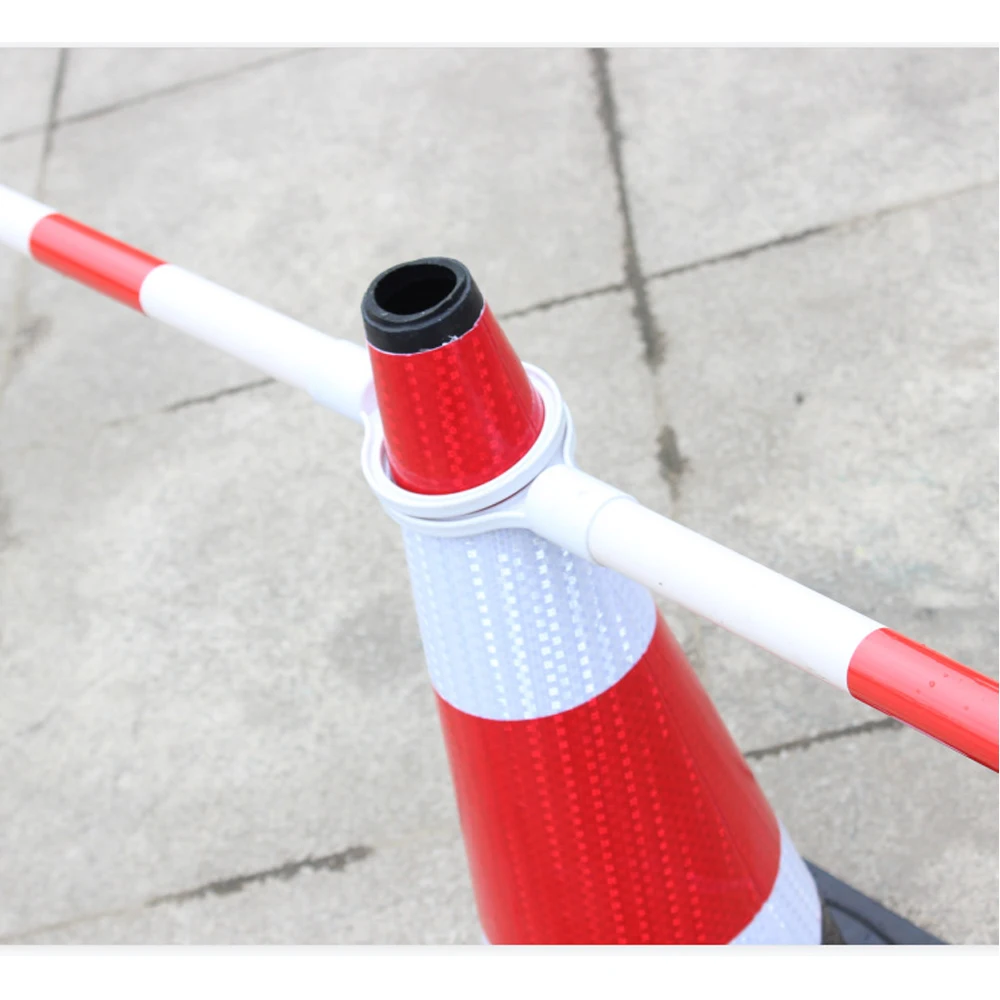 Portable Traffic Cone Guardrail Can Be Expanded, Reflective And Retractable Safety Cone Pole