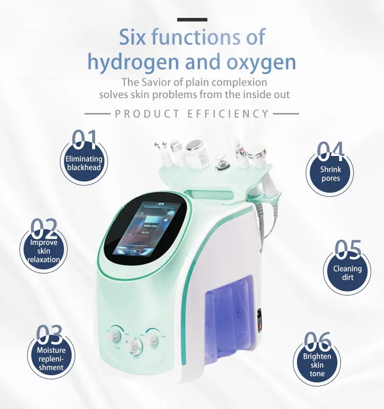 Hydrogen and oxygen complexion small bubble Aqua Peeling Oxygen Jet Face Deep Cleaning Spa Beauty machine