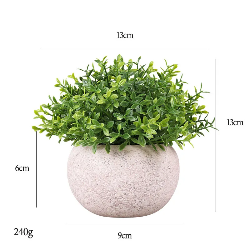 50cm Indoor Succulents Artificial Nature Garden Small Plastic Tropical Green Trees Artificial Aloe Vera Plant Potted Plant