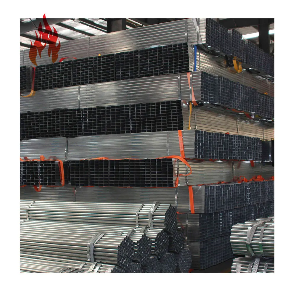 Gi pipe hollow section metal square ms mild steel tube pipe dia 200 sch 80 galvanized pipe